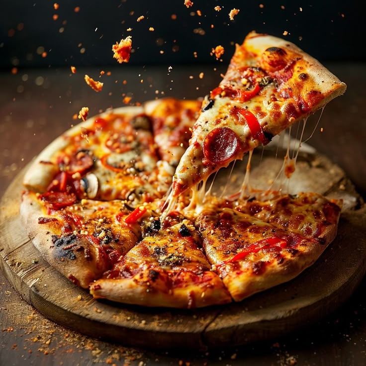 Pizza background